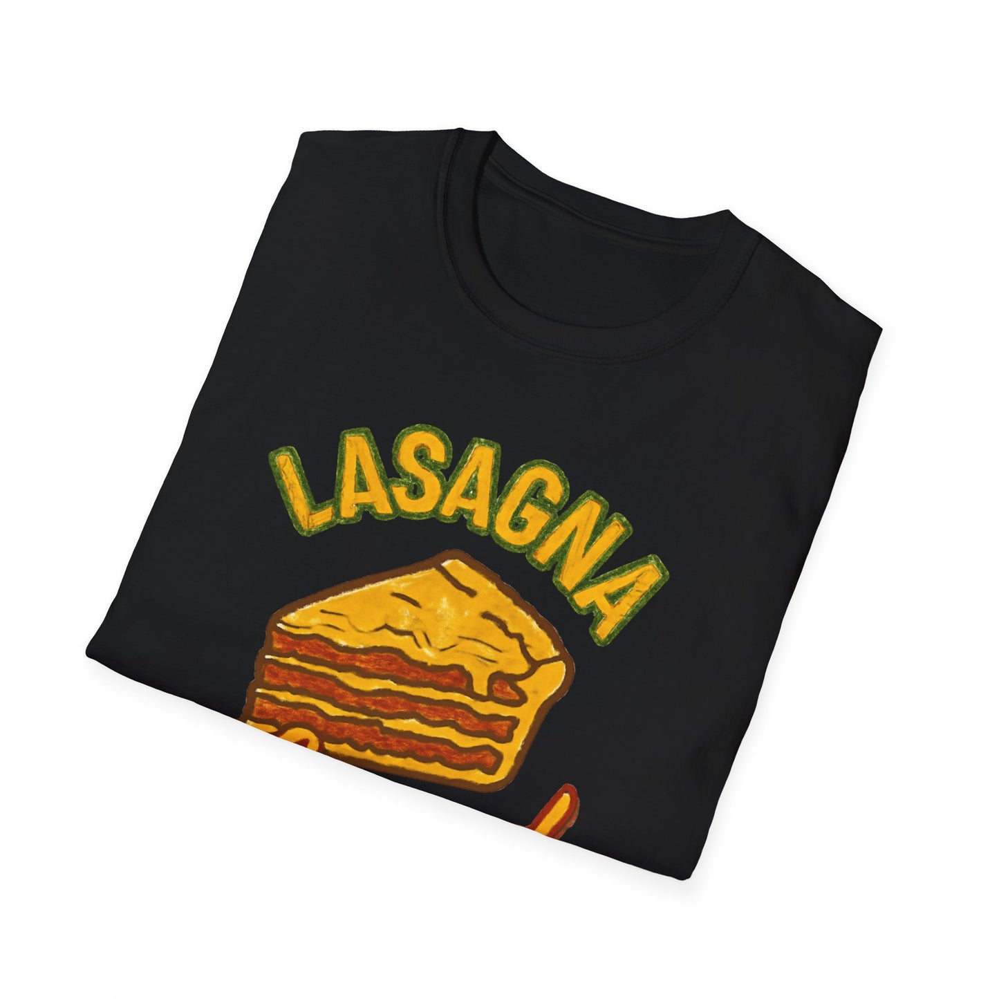 Lasagna Legend Unisex Softstyle T-Shirt, Fun Foodie Tee, Cooking Humor Shirt, Gift for Chefs, Casual Everyday Wear