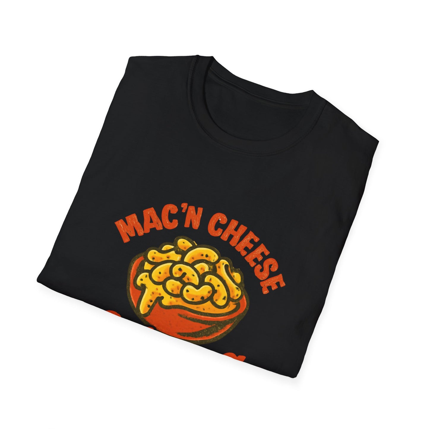 Mac 'n Cheese Mama T-Shirt, Unisex Graphic Tee for Food Lovers, Cute Gift for Moms, Casual Wear, Foodie Appreciation