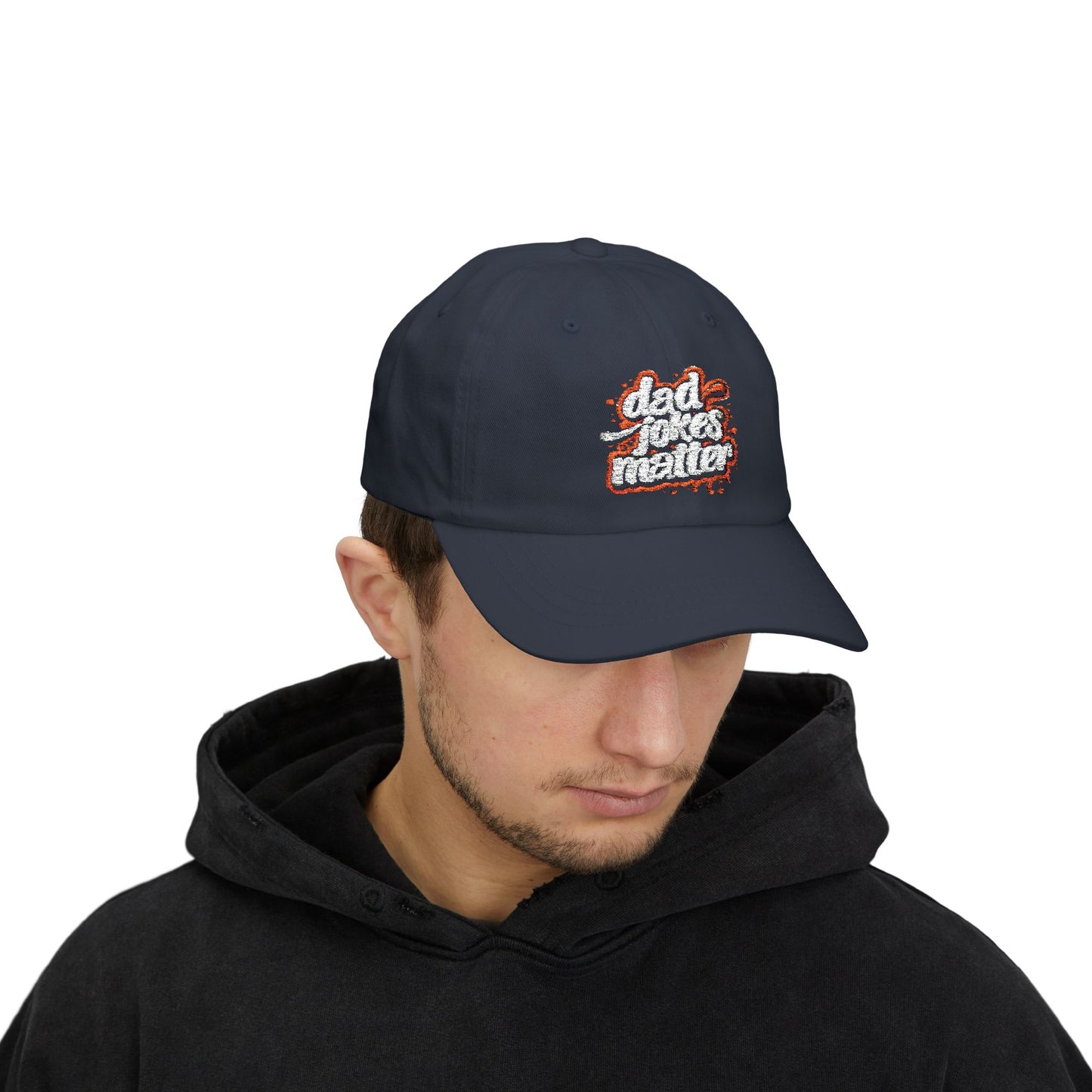 Camo Dad Cap, Stylish Father's Day Gift, Casual Outdoor Hat, Perfect for Dad Jokes Lovers, Great Everyday Wear