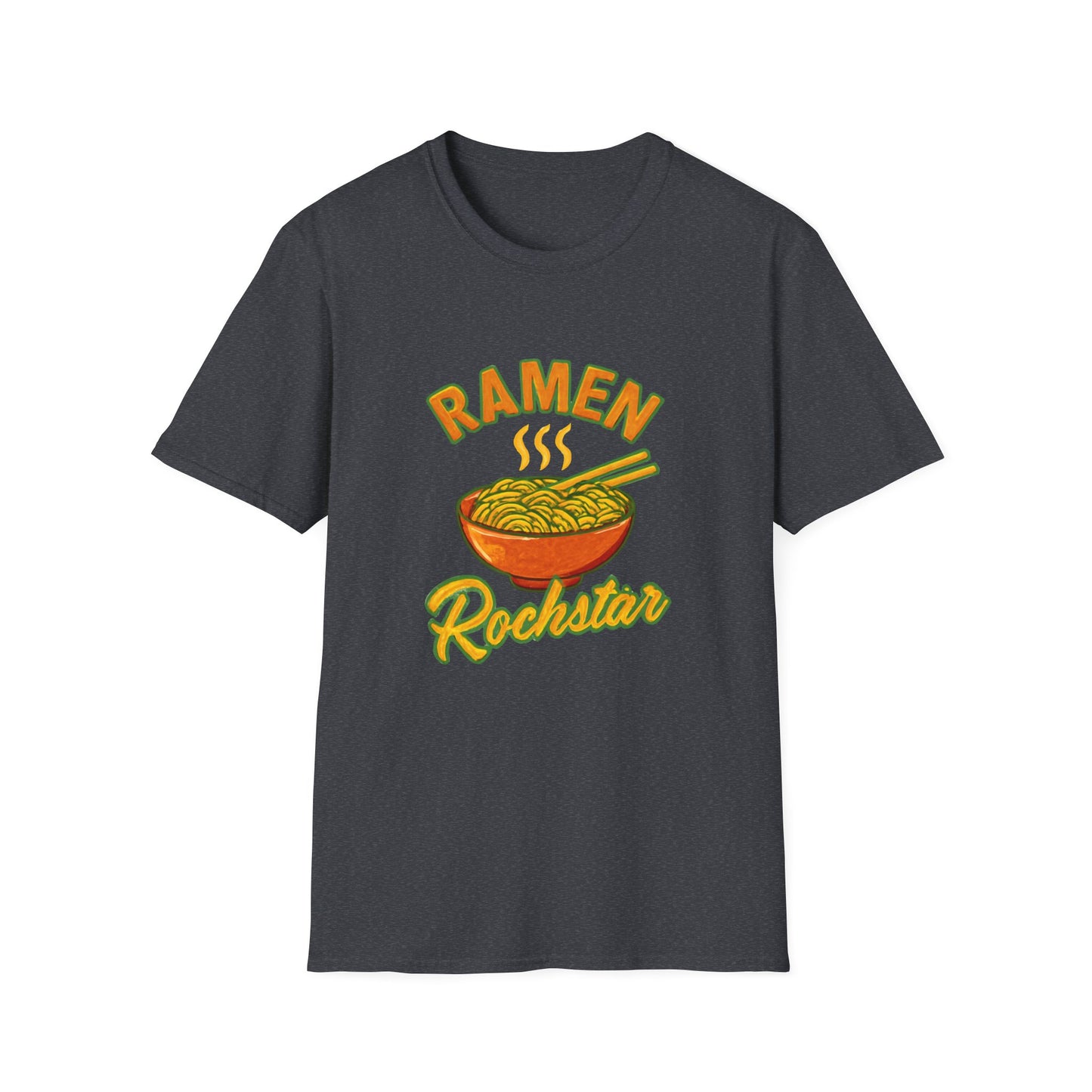 Ramen Rockstar Unisex T-Shirt, Funny Foodie Top, Gift for Sushi Lovers, Casual Wear, Kitchen Apparel, Foodie Tee