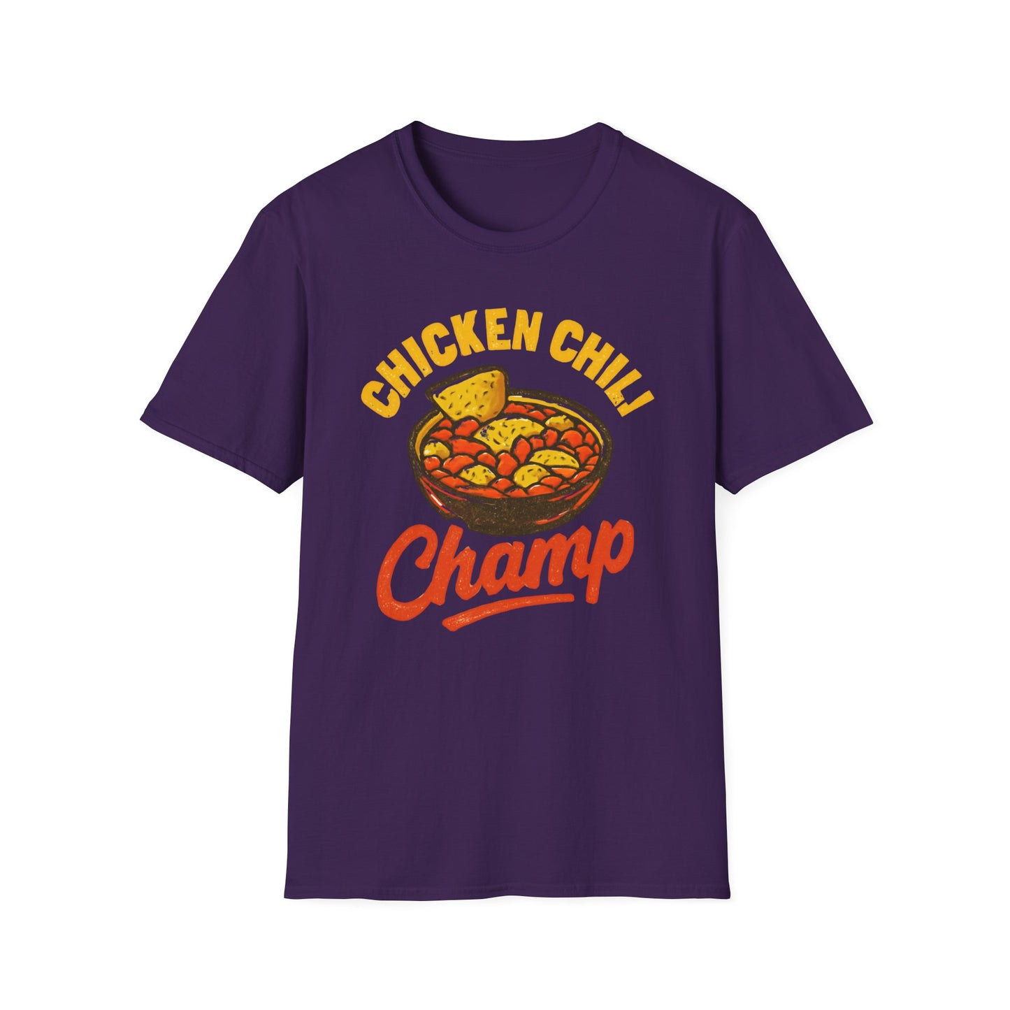 Chicken Chili Champ T-Shirt, Funny Cooking Shirt, Unisex Graphic Tee, Gift for Food Lovers, Casual Wear, Kitchen Humor