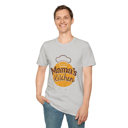 Mama's Kitchen Unisex Softstyle T-Shirt | Chef Gift, Home Cook Tee, Foodie Apparel, Cooking Shirt, Kitchen Lover's Gift
