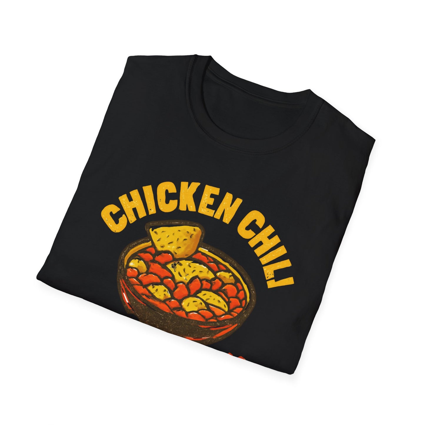 Chicken Chili Champ T-Shirt, Funny Cooking Shirt, Unisex Graphic Tee, Gift for Food Lovers, Casual Wear, Kitchen Humor