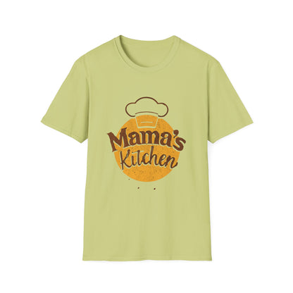 Mama's Kitchen Unisex Softstyle T-Shirt | Chef Gift, Home Cook Tee, Foodie Apparel, Cooking Shirt, Kitchen Lover's Gift