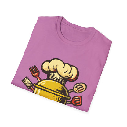Mama Chef Unisex Softstyle T-Shirt, Cooking Gift, Foodie Apparel, Chef Shirt, Kitchen Lover Tee, Culinary Humor
