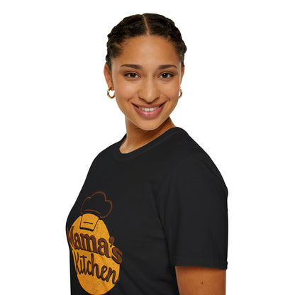Mama's Kitchen Unisex Softstyle T-Shirt | Chef Gift, Home Cook Tee, Foodie Apparel, Cooking Shirt, Kitchen Lover's Gift