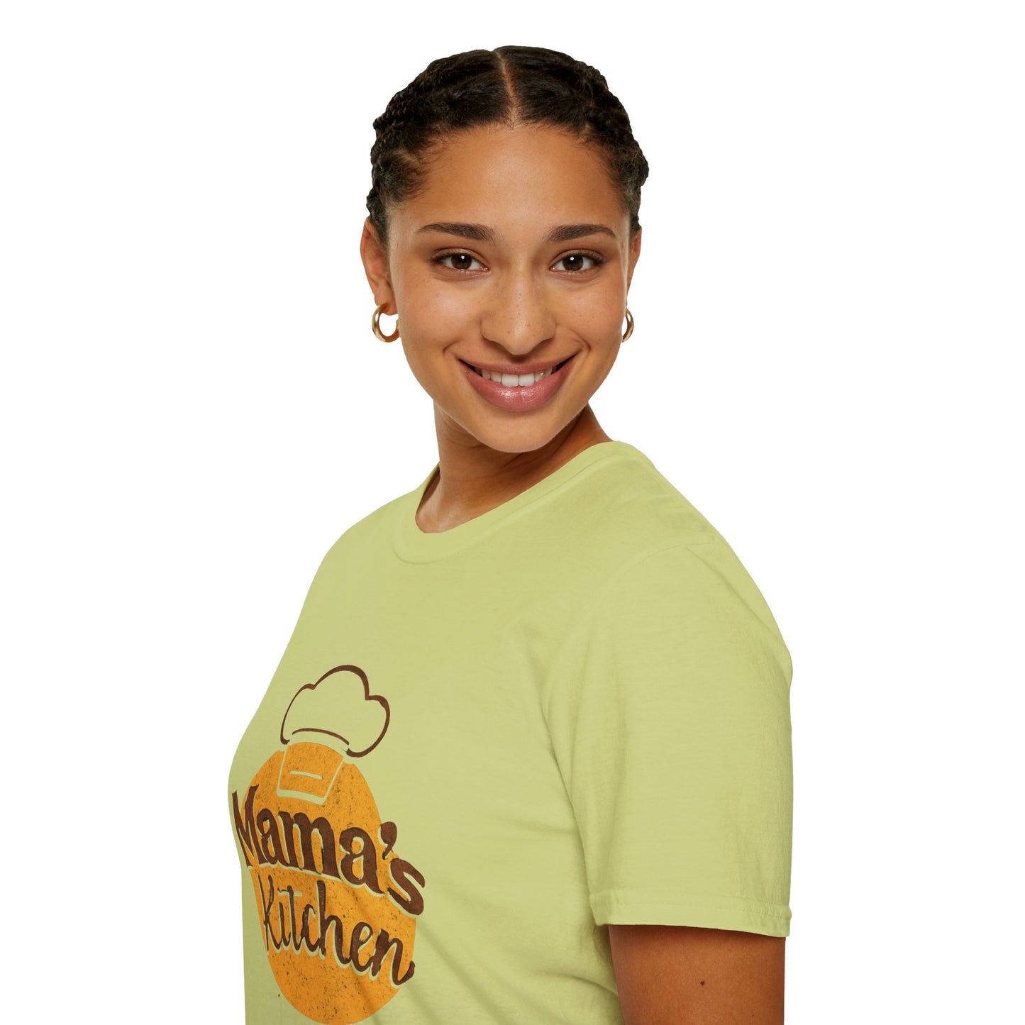 Mama's Kitchen Unisex Softstyle T-Shirt | Chef Gift, Home Cook Tee, Foodie Apparel, Cooking Shirt, Kitchen Lover's Gift
