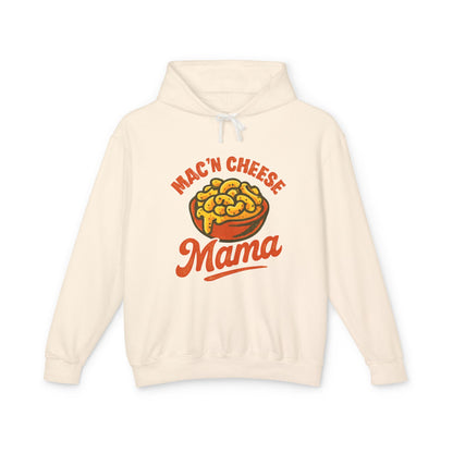 Mac 'n Cheese Mama Unisex Lightweight Hooded Sweatshirt | Cozy Gift for Food Lovers, Mother's Day, Cute Casual Wear, Fun Kitchen [...]