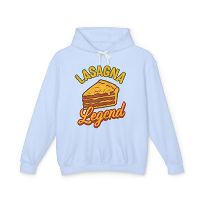 Lasagna Legend Unisex Hoodie - Comfy Sweatshirt for Food Lovers, Great Gift for Chefs, Foodie Apparel, Funny Cooking Wear, Culinary Humor