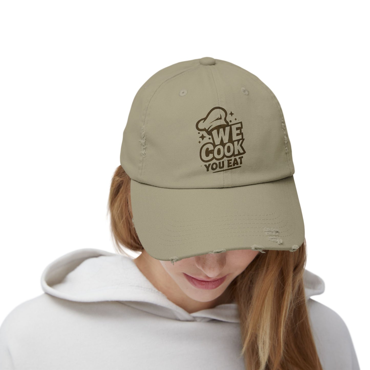 Distressed Chef Cap - Perfect Gift for Foodies, Cooking Enthusiasts, Birthdays, Kitchen Lovers, and Every Occasion