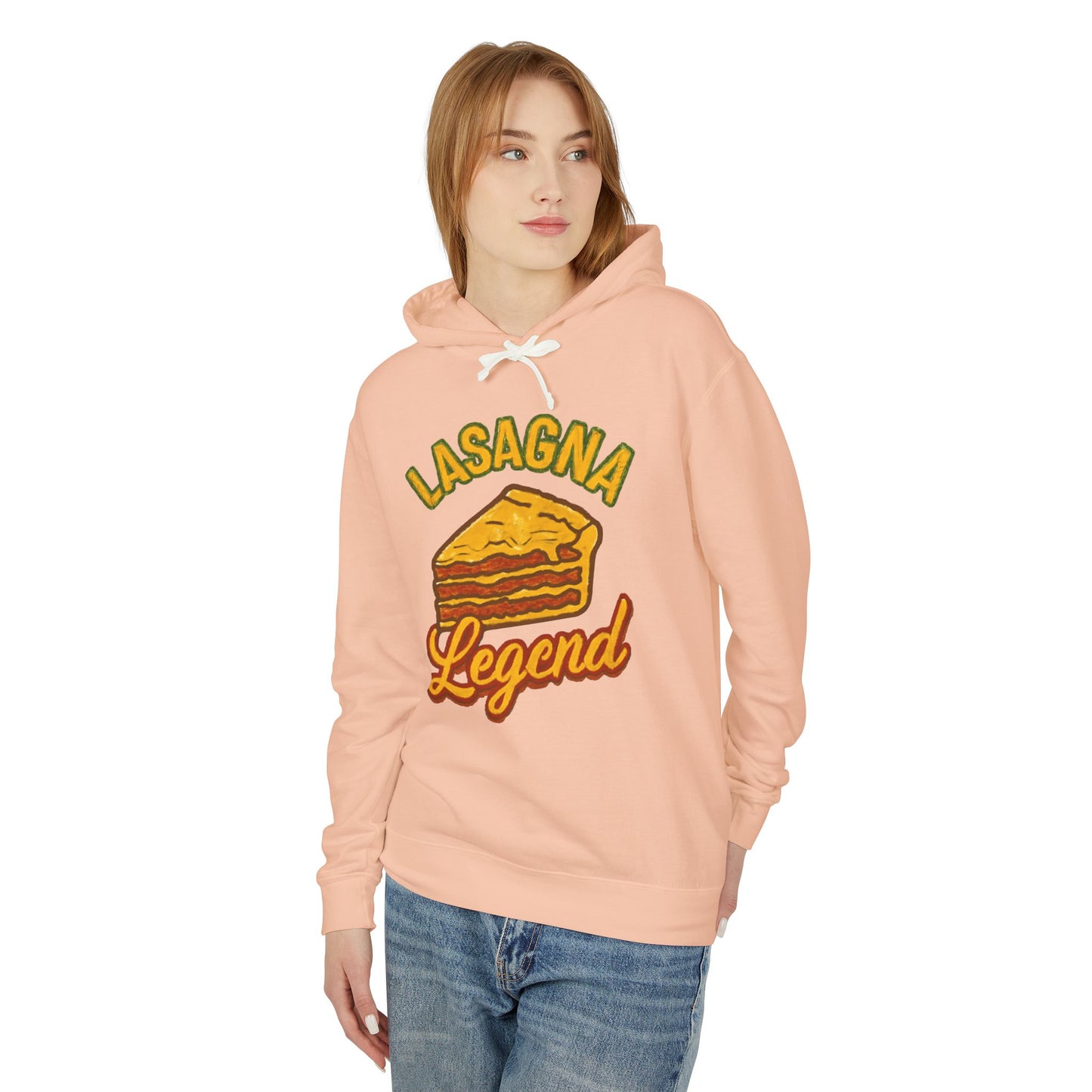 Lasagna Legend Unisex Hoodie - Comfy Sweatshirt for Food Lovers, Great Gift for Chefs, Foodie Apparel, Funny Cooking Wear, Culinary Humor