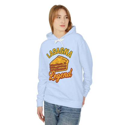 Lasagna Legend Unisex Hoodie - Comfy Sweatshirt for Food Lovers, Great Gift for Chefs, Foodie Apparel, Funny Cooking Wear, Culinary Humor