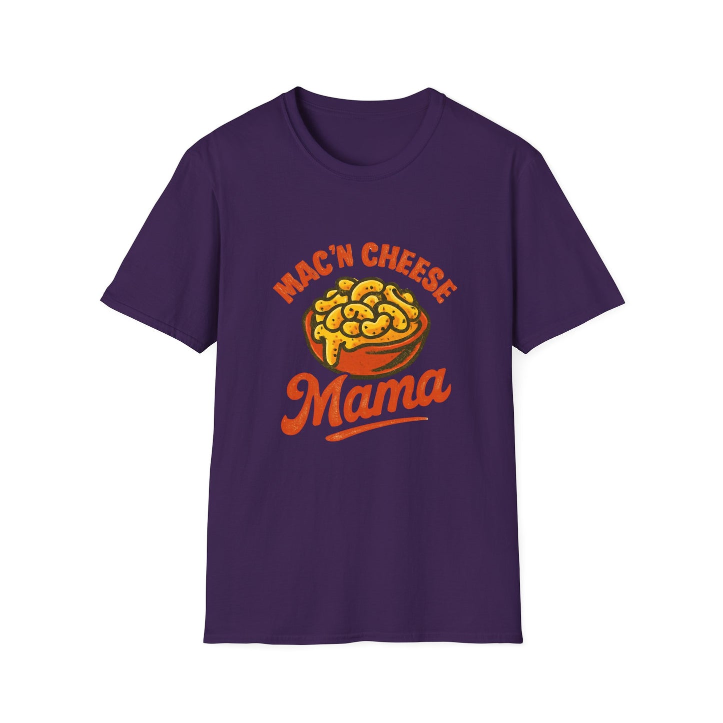 Mac 'n Cheese Mama T-Shirt, Unisex Graphic Tee for Food Lovers, Cute Gift for Moms, Casual Wear, Foodie Appreciation