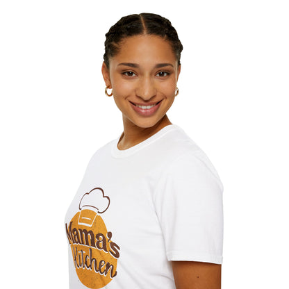 Mama's Kitchen Unisex Softstyle T-Shirt | Chef Gift, Home Cook Tee, Foodie Apparel, Cooking Shirt, Kitchen Lover's Gift