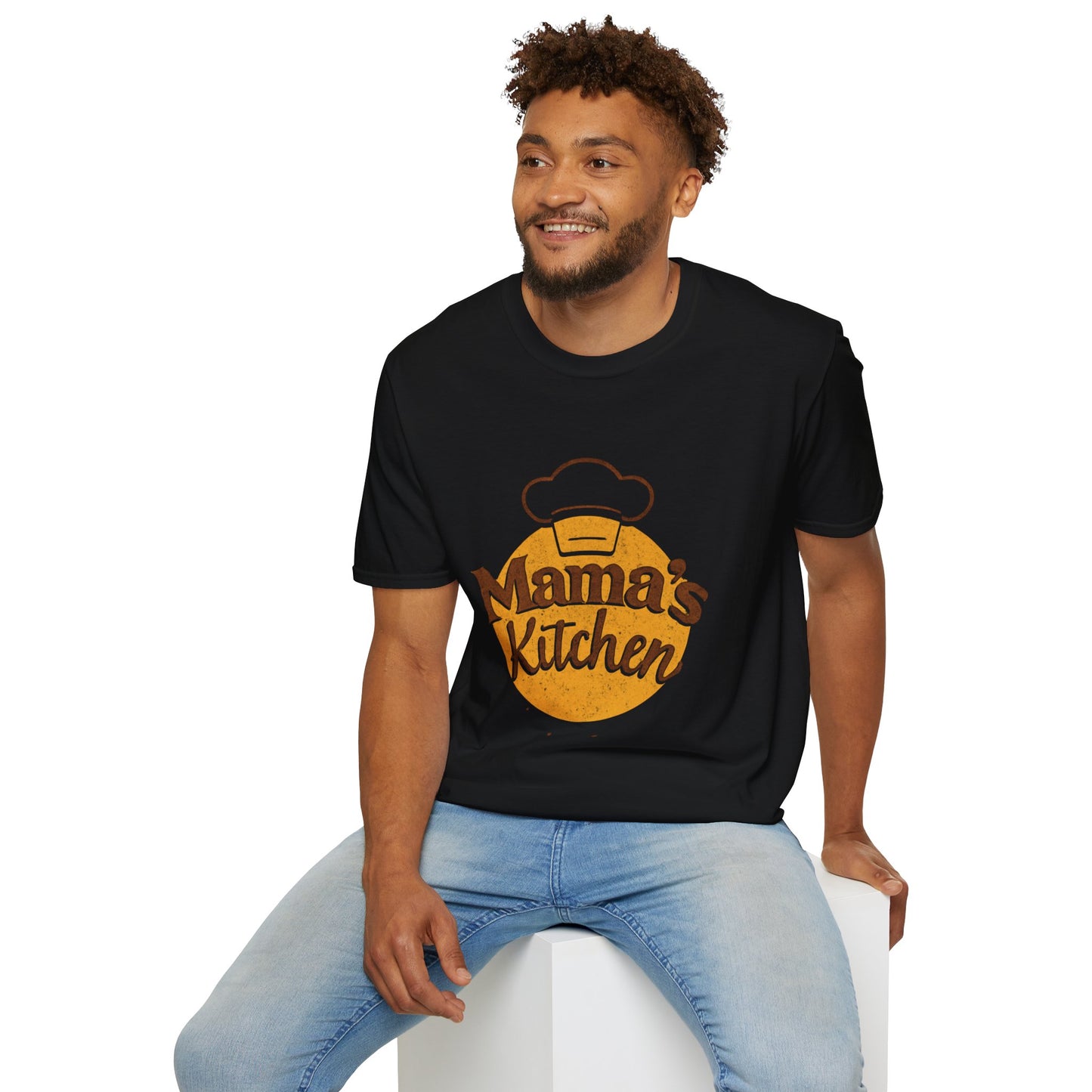 Mama's Kitchen Unisex Softstyle T-Shirt | Chef Gift, Home Cook Tee, Foodie Apparel, Cooking Shirt, Kitchen Lover's Gift