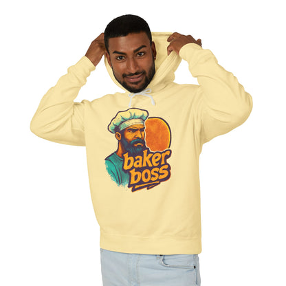 Baker Boss Hoodie, Fun Baker Apparel, Foodie Gift, Kitchen Style, Unisex Sweatshirt for Baking Enthusiasts, Culinary Celebrations