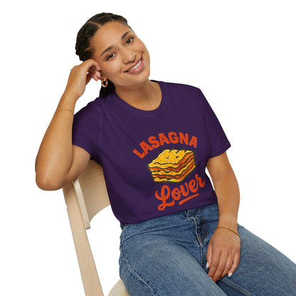 Lasagna Lover Unisex T-Shirt, Funny Foodie Gift, Pasta Night Apparel, Chef Shirt, Unique Birthday Present