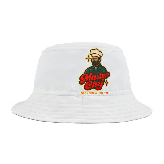 Master Chef Bucket Hat, Stylish Cooking Hat, Gift for Chefs, Summer Accessory, Outdoor Fun, Foodie Fashion