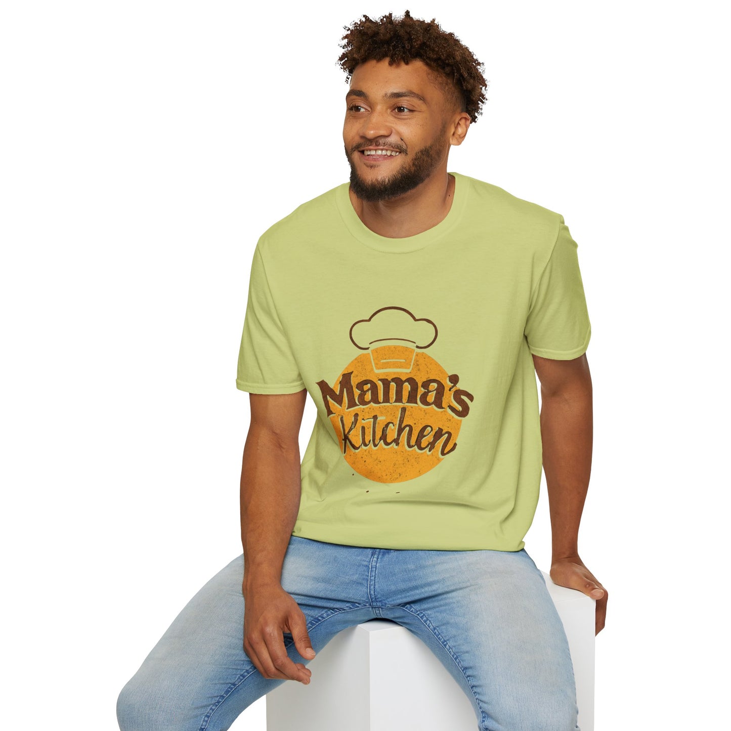 Mama's Kitchen Unisex Softstyle T-Shirt | Chef Gift, Home Cook Tee, Foodie Apparel, Cooking Shirt, Kitchen Lover's Gift