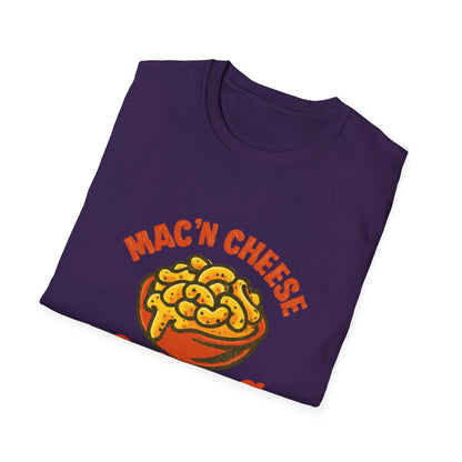 Mac 'n Cheese Mama T-Shirt, Unisex Graphic Tee for Food Lovers, Cute Gift for Moms, Casual Wear, Foodie Appreciation