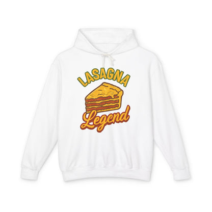 Lasagna Legend Unisex Hoodie - Comfy Sweatshirt for Food Lovers, Great Gift for Chefs, Foodie Apparel, Funny Cooking Wear, Culinary Humor