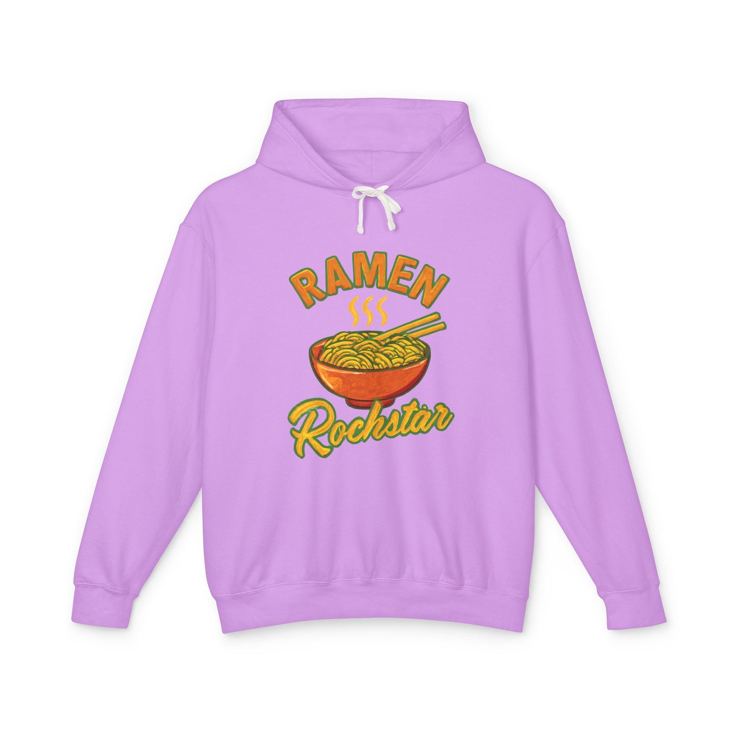Ramen Rockstar Hoodie | Unisex Lightweight Sweatshirt, Foodie Gift, Fun Fashion, Cozy Wear, Casual Style, Unique Apparel