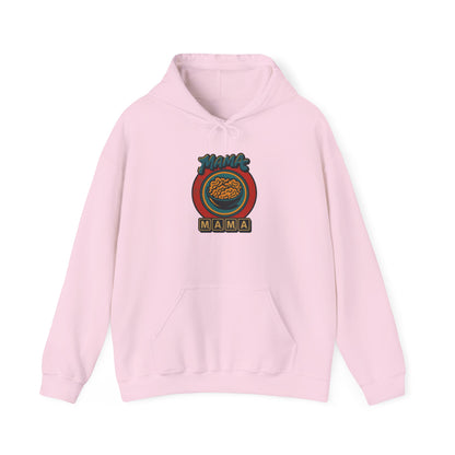 Mama Love Hooded Sweatshirt, Cozy Gift for Moms, Casual Wear, Mother's Day Sweatshirt, Family Reunion Apparel, Everyday Comfort