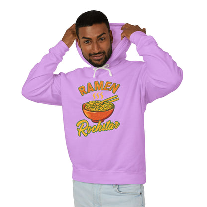 Ramen Rockstar Hoodie | Unisex Lightweight Sweatshirt, Foodie Gift, Fun Fashion, Cozy Wear, Casual Style, Unique Apparel