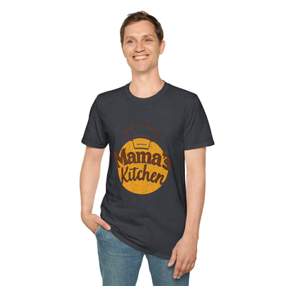 Mama's Kitchen Unisex Softstyle T-Shirt | Chef Gift, Home Cook Tee, Foodie Apparel, Cooking Shirt, Kitchen Lover's Gift