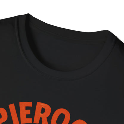 Pierogi Papa Unisex Softstyle T-Shirt, Funny Foodie Gift, Dad's Day Shirt, Family Gathering Apparel, Potluck Party Tee