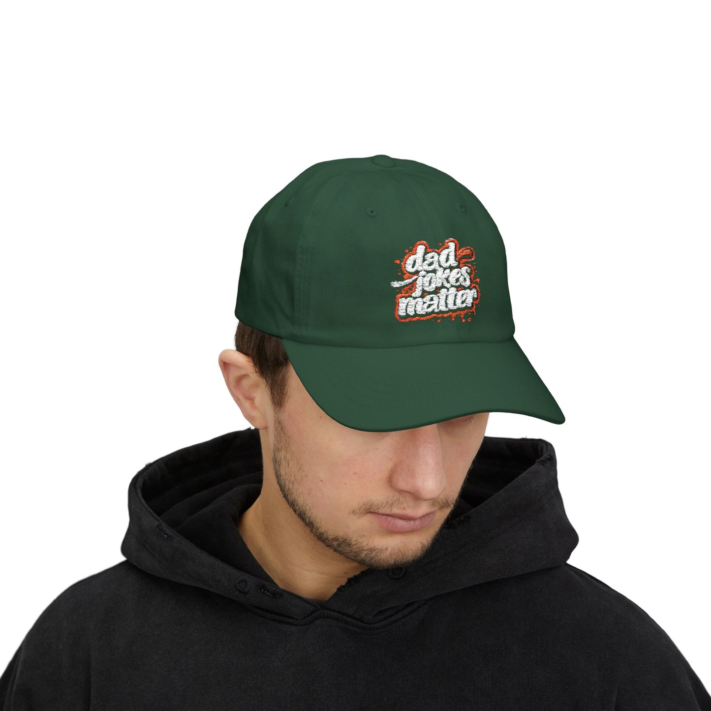 Camo Dad Cap, Stylish Father's Day Gift, Casual Outdoor Hat, Perfect for Dad Jokes Lovers, Great Everyday Wear
