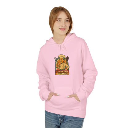 Cozy Cooking Hoodie, Culinary Gift, Kitchen Lover Apparel, Unisex Fleece, Cooking Enthusiast Wear, Holiday Sweatshirt