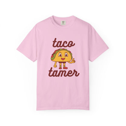 Taco Tamer Unisex T-Shirt, Funny Taco Shirt, Gift for Foodies, Casual Tee, Taco Lover Apparel, Unique Food Gift