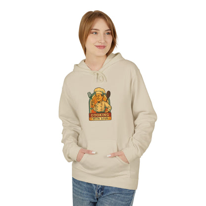 Cozy Cooking Hoodie, Culinary Gift, Kitchen Lover Apparel, Unisex Fleece, Cooking Enthusiast Wear, Holiday Sweatshirt