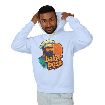 Baker Boss Hoodie, Fun Baker Apparel, Foodie Gift, Kitchen Style, Unisex Sweatshirt for Baking Enthusiasts, Culinary Celebrations