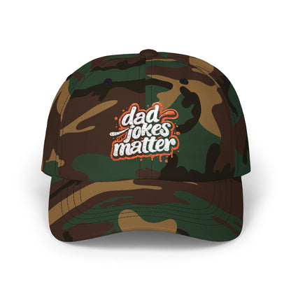 Camo Dad Cap, Stylish Father's Day Gift, Casual Outdoor Hat, Perfect for Dad Jokes Lovers, Great Everyday Wear