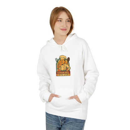 Cozy Cooking Hoodie, Culinary Gift, Kitchen Lover Apparel, Unisex Fleece, Cooking Enthusiast Wear, Holiday Sweatshirt