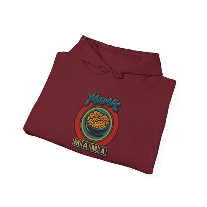 Mama Love Hooded Sweatshirt, Cozy Gift for Moms, Casual Wear, Mother's Day Sweatshirt, Family Reunion Apparel, Everyday Comfort