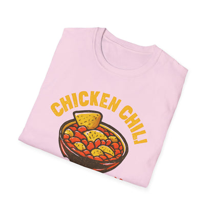 Chicken Chili Champ T-Shirt, Funny Cooking Shirt, Unisex Graphic Tee, Gift for Food Lovers, Casual Wear, Kitchen Humor