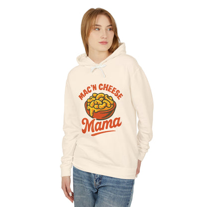 Mac 'n Cheese Mama Unisex Lightweight Hooded Sweatshirt | Cozy Gift for Food Lovers, Mother's Day, Cute Casual Wear, Fun Kitchen [...]