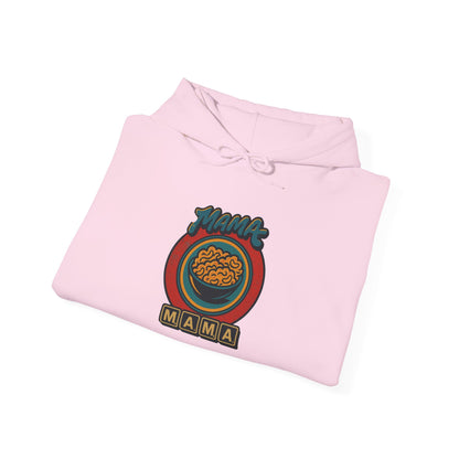 Mama Love Hooded Sweatshirt, Cozy Gift for Moms, Casual Wear, Mother's Day Sweatshirt, Family Reunion Apparel, Everyday Comfort