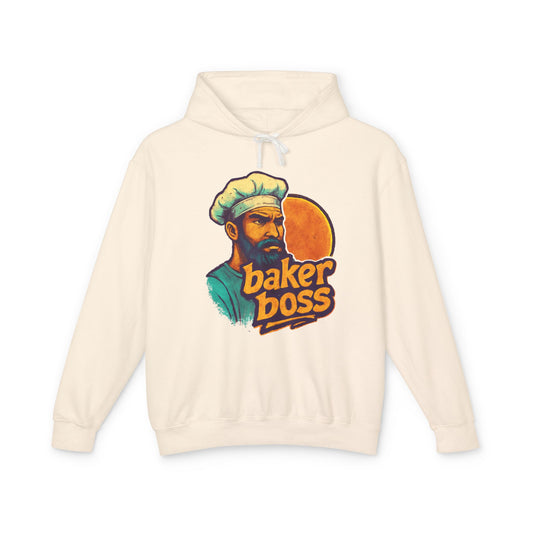 Baker Boss Hoodie, Fun Baker Apparel, Foodie Gift, Kitchen Style, Unisex Sweatshirt for Baking Enthusiasts, Culinary Celebrations