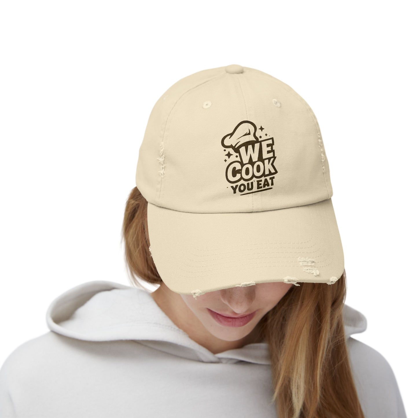 Distressed Chef Cap - Perfect Gift for Foodies, Cooking Enthusiasts, Birthdays, Kitchen Lovers, and Every Occasion