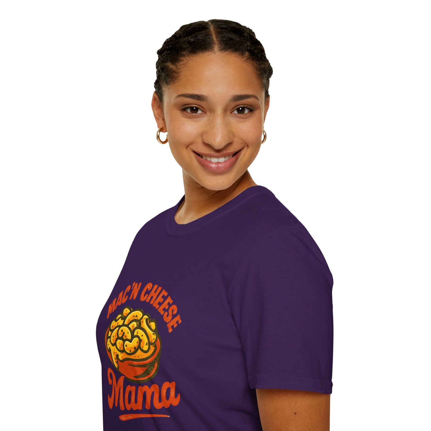 Mac 'n Cheese Mama T-Shirt, Unisex Graphic Tee for Food Lovers, Cute Gift for Moms, Casual Wear, Foodie Appreciation
