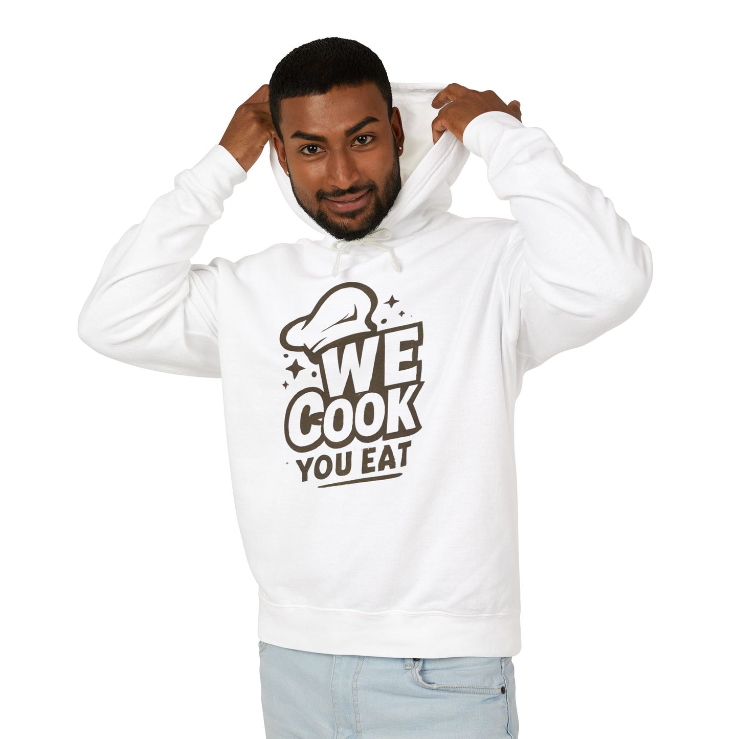 Culinary-Themed Unisex Hoodie, Kitchen Lover Gift, Cooking Sweatshirt, Foodie Apparel, Chef Hoodie, We Cook You Eat