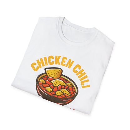 Chicken Chili Champ T-Shirt, Funny Cooking Shirt, Unisex Graphic Tee, Gift for Food Lovers, Casual Wear, Kitchen Humor