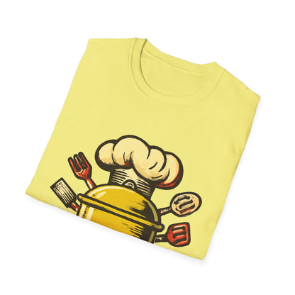 Mama Chef Unisex Softstyle T-Shirt, Cooking Gift, Foodie Apparel, Chef Shirt, Kitchen Lover Tee, Culinary Humor