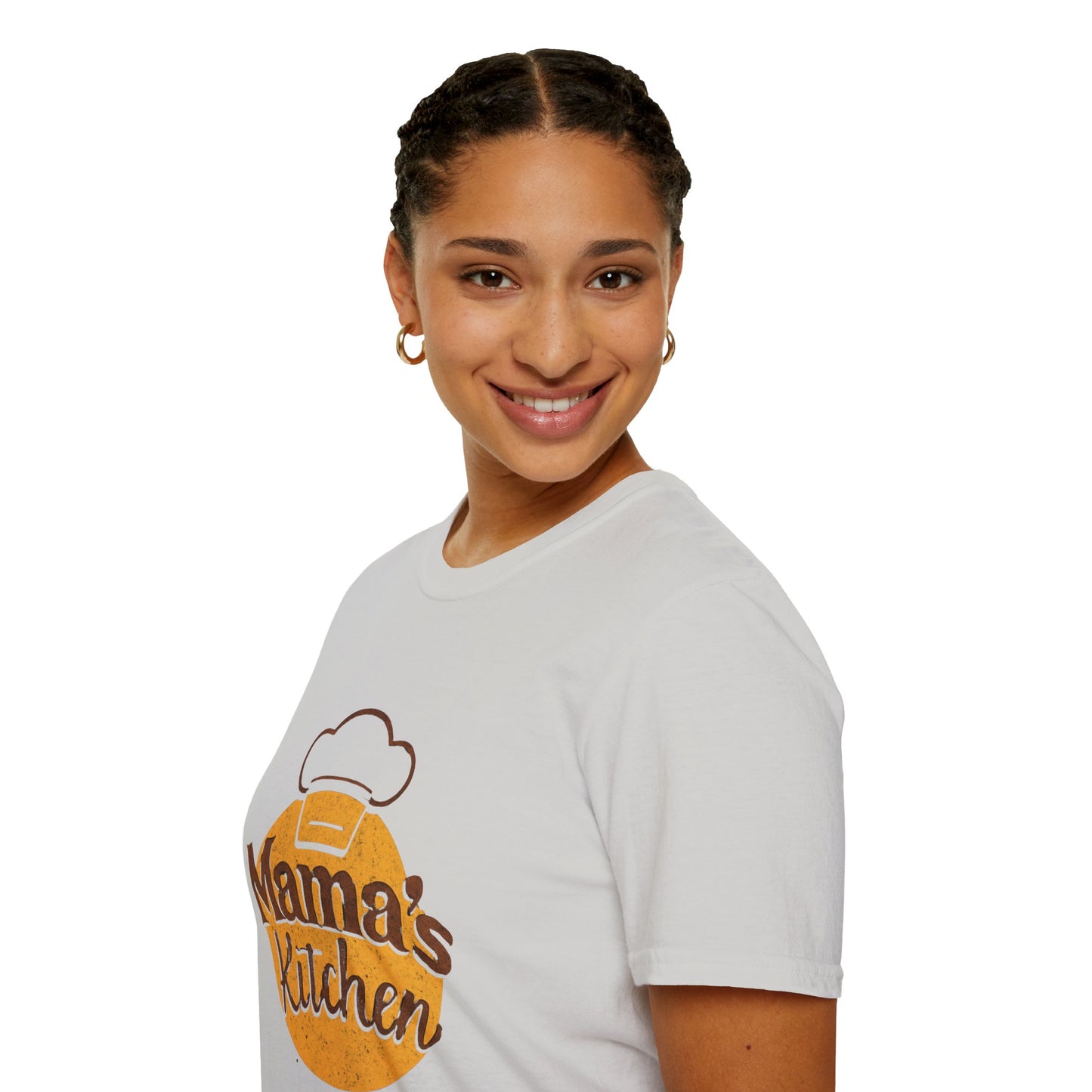 Mama's Kitchen Unisex Softstyle T-Shirt | Chef Gift, Home Cook Tee, Foodie Apparel, Cooking Shirt, Kitchen Lover's Gift