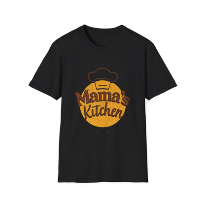 Mama's Kitchen Unisex Softstyle T-Shirt | Chef Gift, Home Cook Tee, Foodie Apparel, Cooking Shirt, Kitchen Lover's Gift