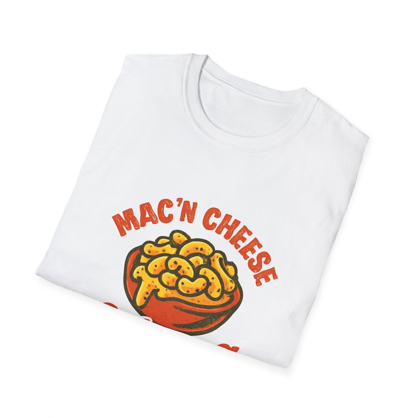 Mac 'n Cheese Mama T-Shirt, Unisex Graphic Tee for Food Lovers, Cute Gift for Moms, Casual Wear, Foodie Appreciation